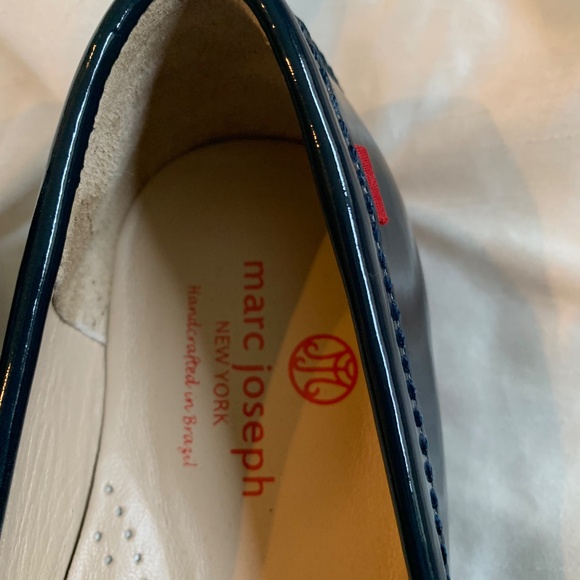 Marc Joseph New York Blue Patent Leather Loafers sz 8.5 - Picture 4 of 8